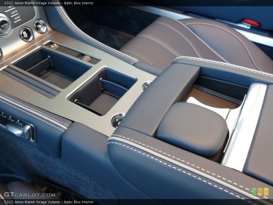 Baltic Blue Interior Controls for the 2012 Aston Martin Virage Volante #50977149