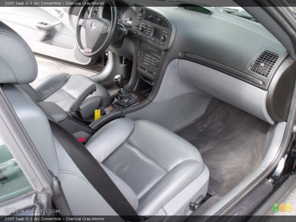 Charcoal Gray Interior Photo for the 2005 Saab 9-3 Arc Convertible #50980806