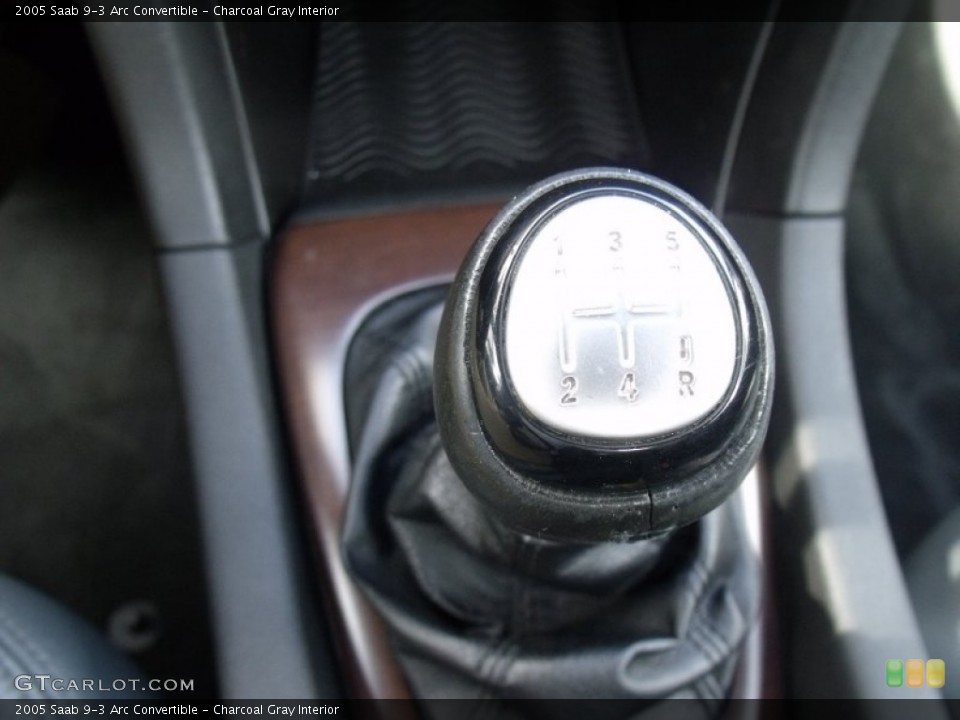 Charcoal Gray Interior Transmission for the 2005 Saab 9-3 Arc Convertible #50980869