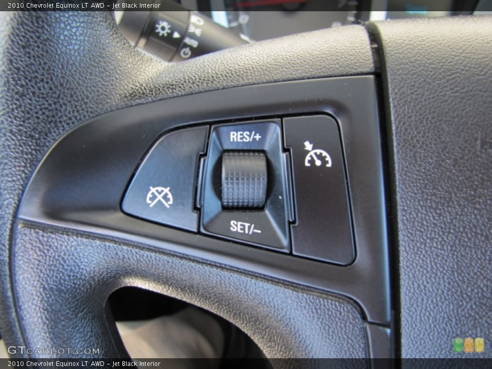 Jet Black Interior Controls for the 2010 Chevrolet Equinox LT AWD #50982318