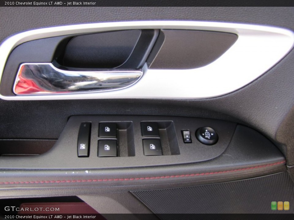 Jet Black Interior Controls for the 2010 Chevrolet Equinox LT AWD #50982333