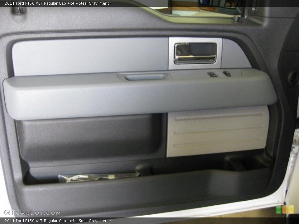 Steel Gray Interior Door Panel for the 2011 Ford F150 XLT Regular Cab 4x4 #50985045