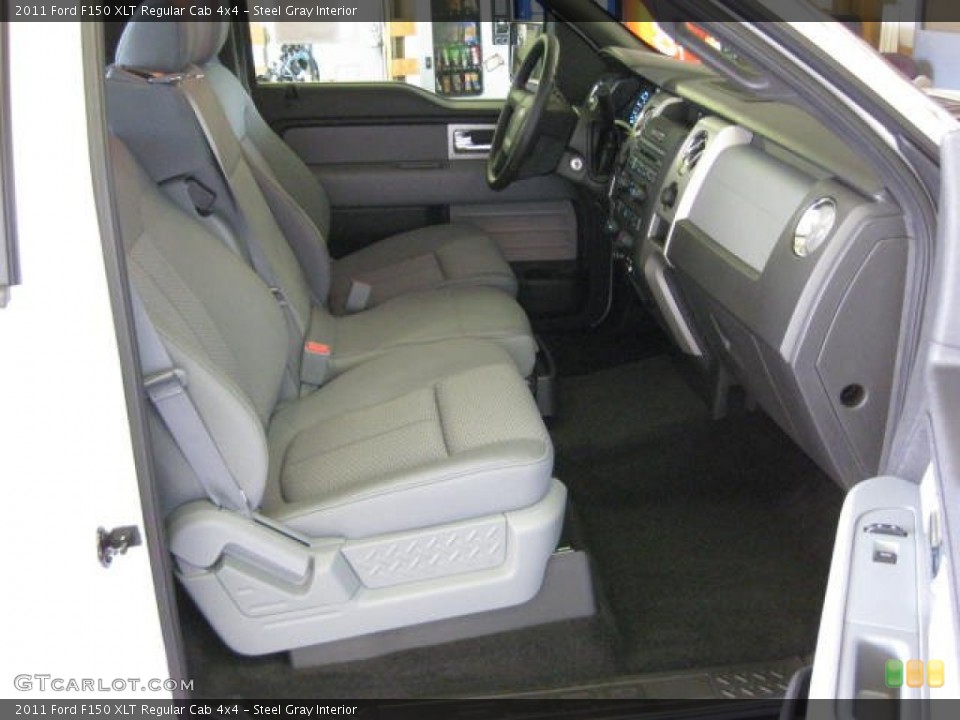Steel Gray Interior Photo for the 2011 Ford F150 XLT Regular Cab 4x4 #50985060