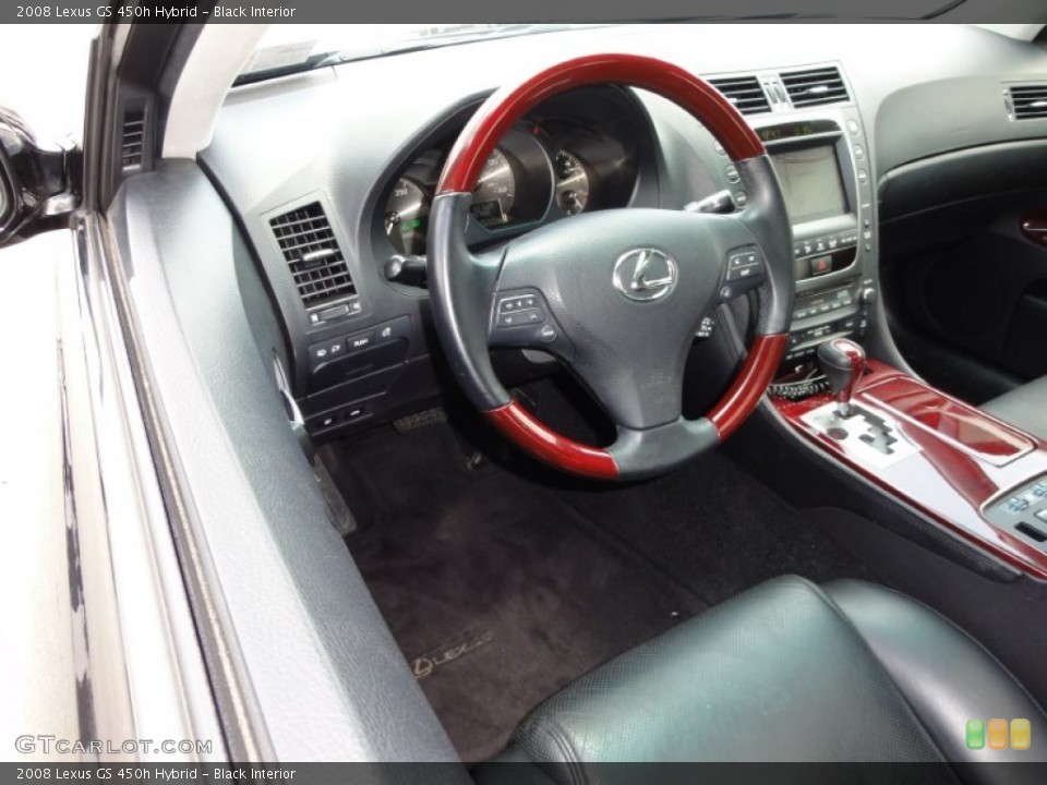 Black Interior Photo for the 2008 Lexus GS 450h Hybrid #50985276