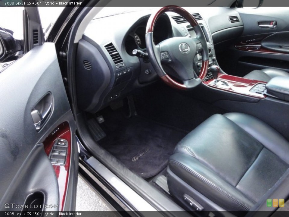 Black Interior Photo for the 2008 Lexus GS 450h Hybrid #50985291