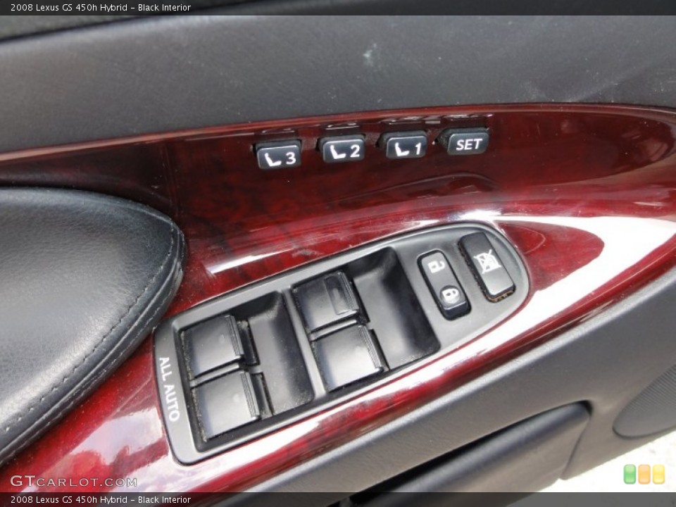Black Interior Controls for the 2008 Lexus GS 450h Hybrid #50985324