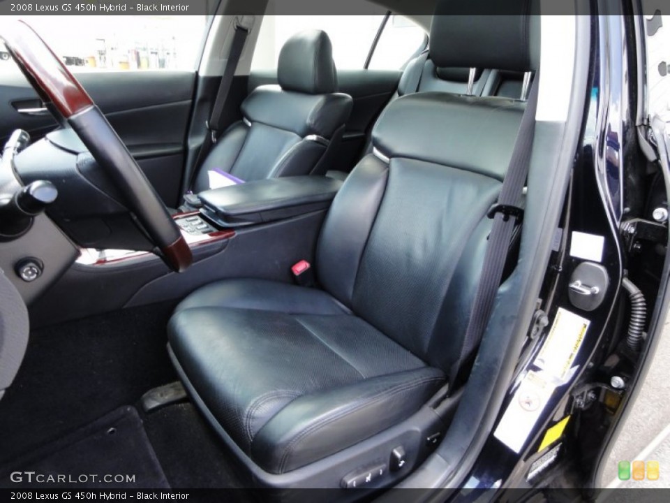 Black Interior Photo for the 2008 Lexus GS 450h Hybrid #50985354