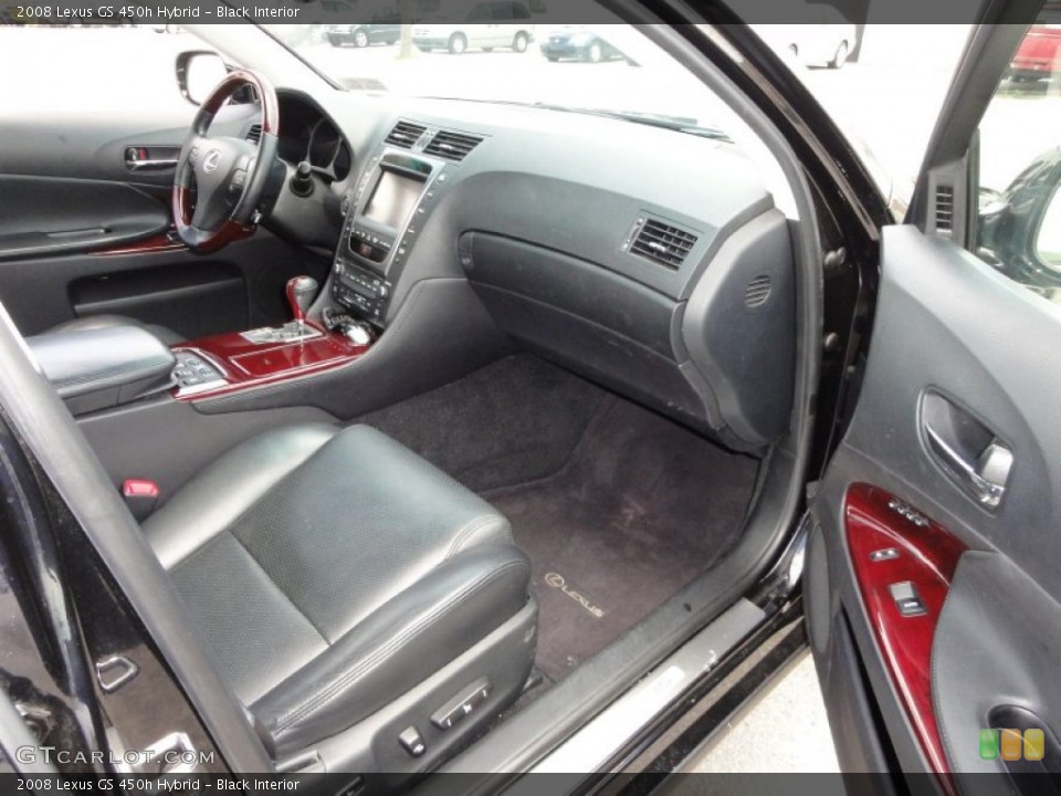 Black Interior Photo for the 2008 Lexus GS 450h Hybrid #50985369