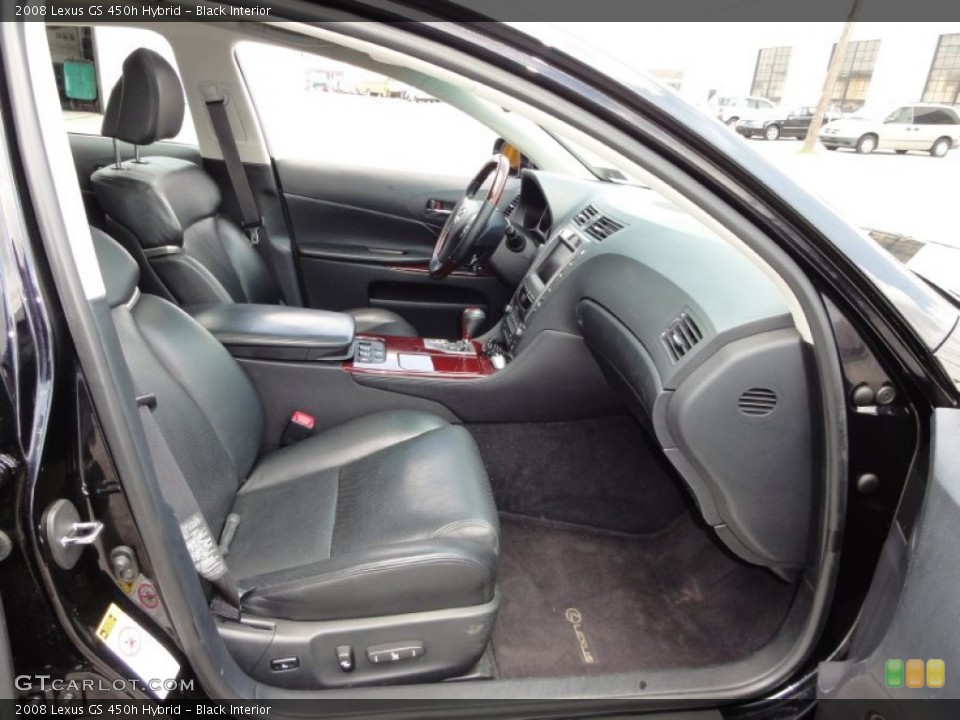 Black Interior Photo for the 2008 Lexus GS 450h Hybrid #50985399