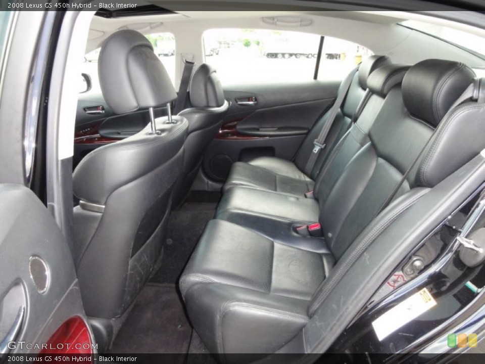 Black Interior Photo for the 2008 Lexus GS 450h Hybrid #50985495