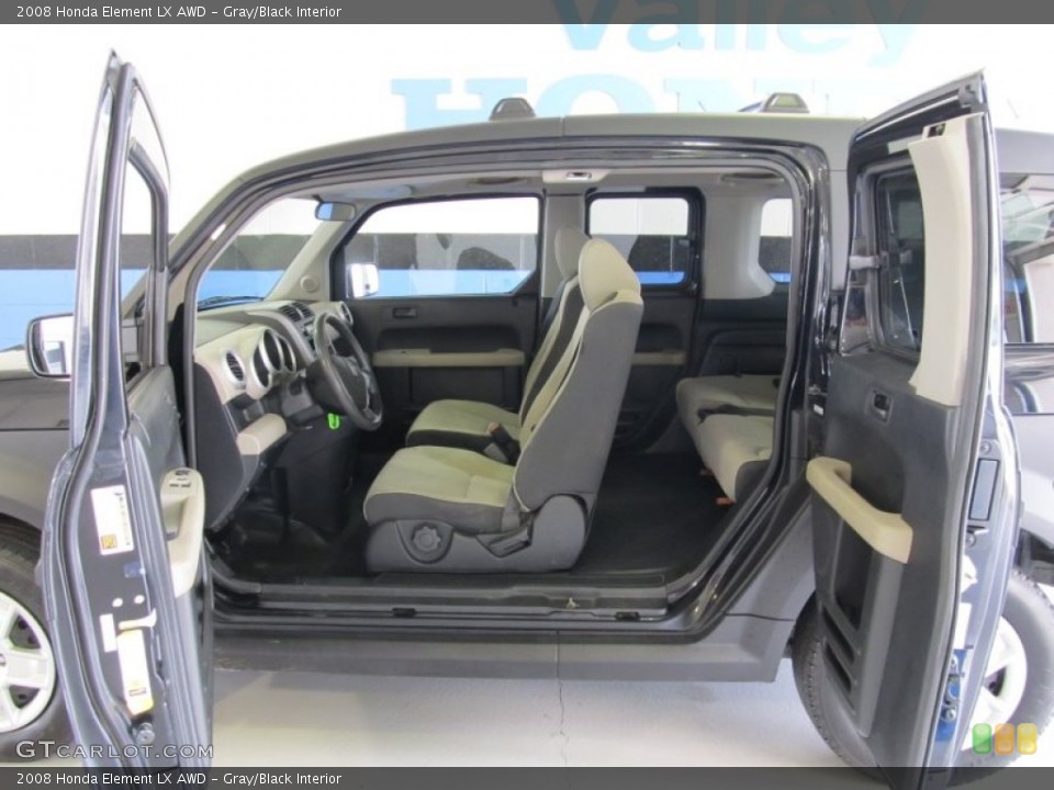 Gray/Black Interior Photo for the 2008 Honda Element LX AWD #50986050