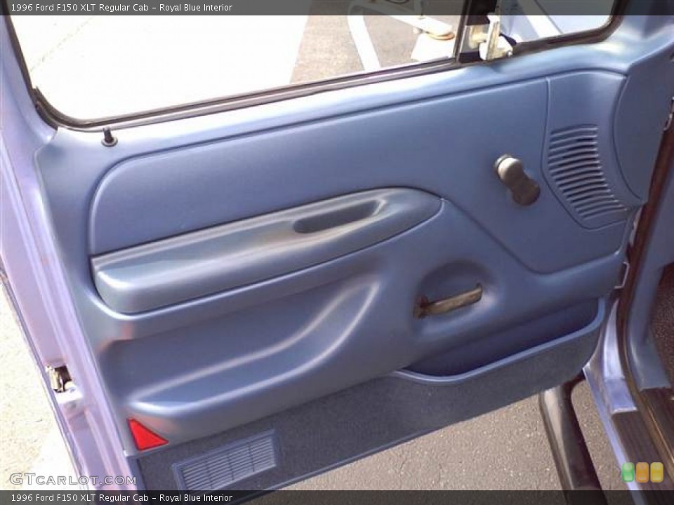 Royal Blue Interior Door Panel for the 1996 Ford F150 XLT Regular Cab #50987271
