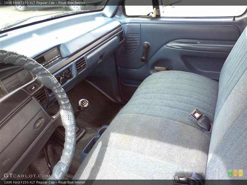 Royal Blue 1996 Ford F150 Interiors