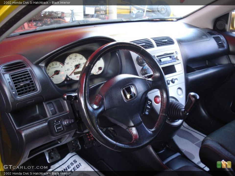 Black Interior Photo for the 2002 Honda Civic Si Hatchback #50988069
