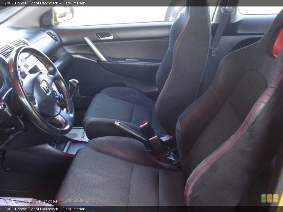 Black Interior Photo for the 2002 Honda Civic Si Hatchback #50988081