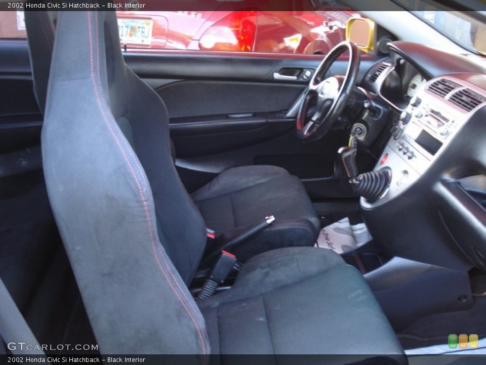 Black Interior Photo for the 2002 Honda Civic Si Hatchback #50988099
