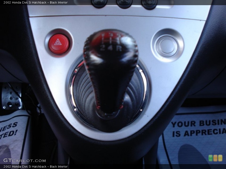 Black Interior Transmission for the 2002 Honda Civic Si Hatchback #50988144