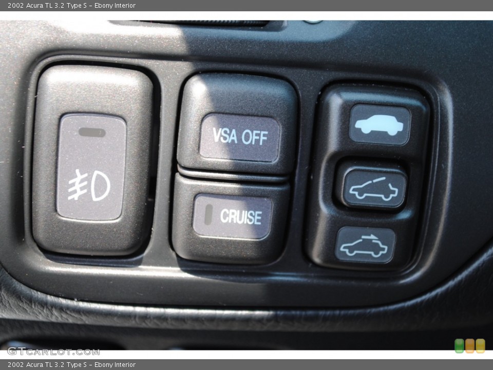 Ebony Interior Controls for the 2002 Acura TL 3.2 Type S #50991419