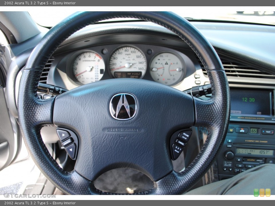 Ebony Interior Steering Wheel for the 2002 Acura TL 3.2 Type S #50991449
