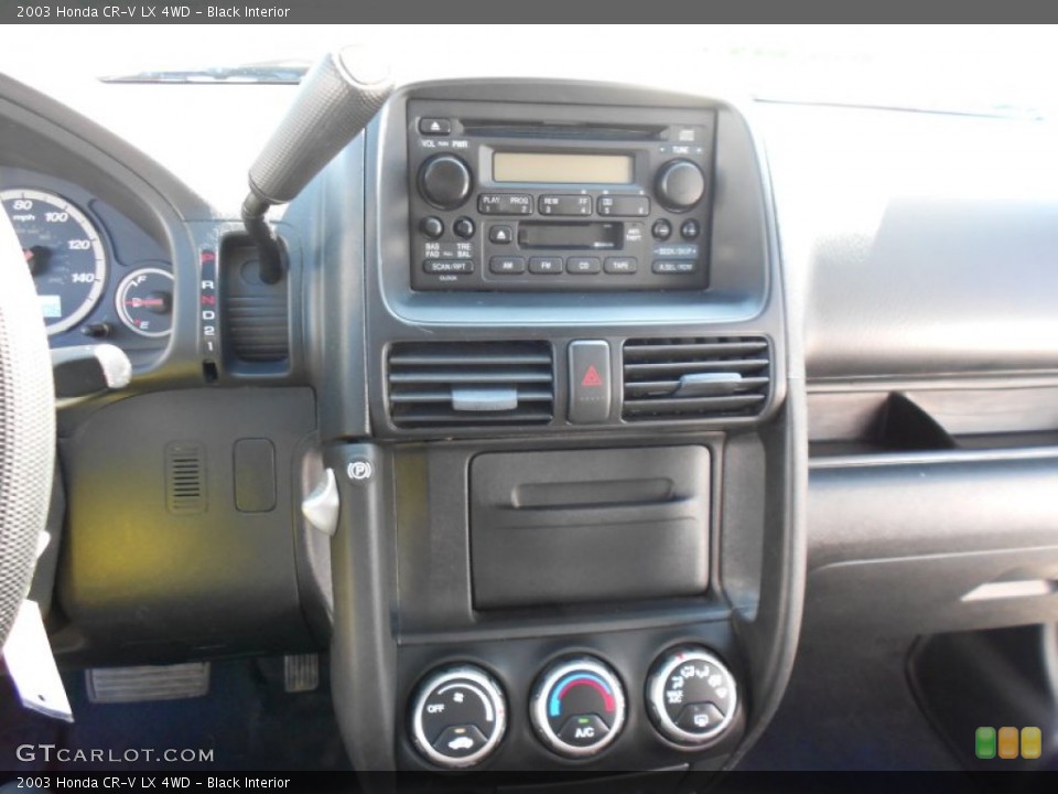 Black Interior Controls for the 2003 Honda CR-V LX 4WD #50992361