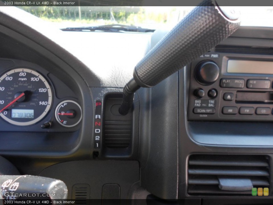 Black Interior Transmission for the 2003 Honda CR-V LX 4WD #50992376