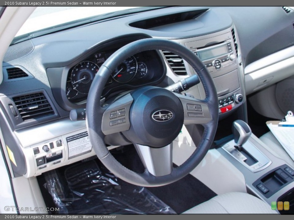 Warm Ivory Interior Photo for the 2010 Subaru Legacy 2.5i Premium Sedan #50992826