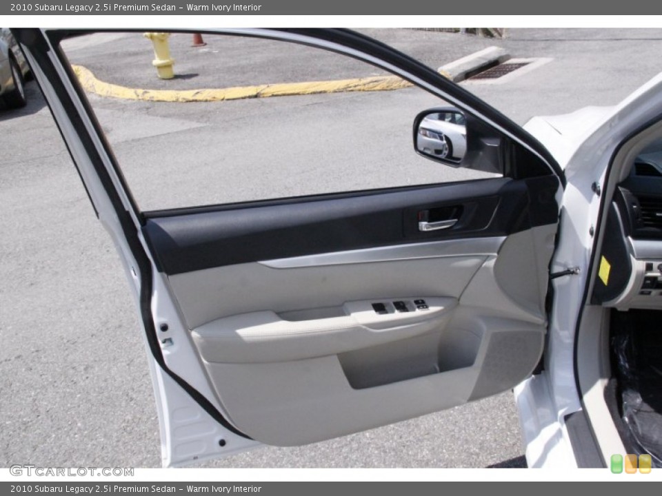 Warm Ivory Interior Door Panel for the 2010 Subaru Legacy 2.5i Premium Sedan #50992856