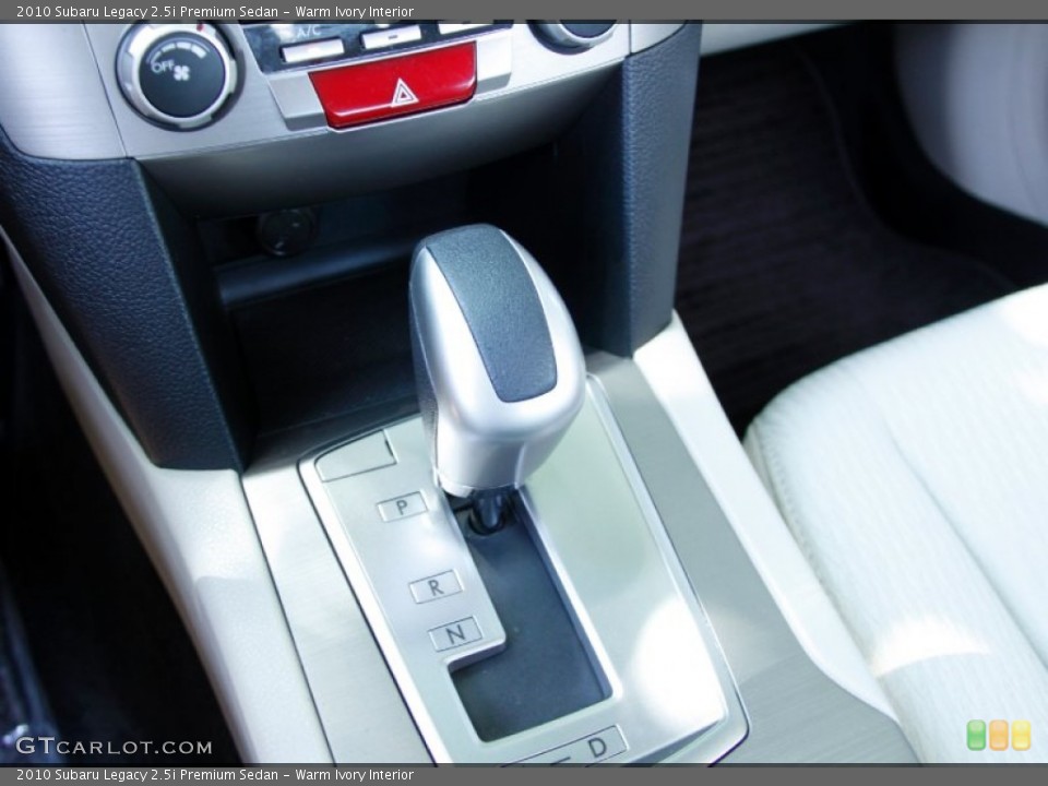 Warm Ivory Interior Transmission for the 2010 Subaru Legacy 2.5i Premium Sedan #50992961