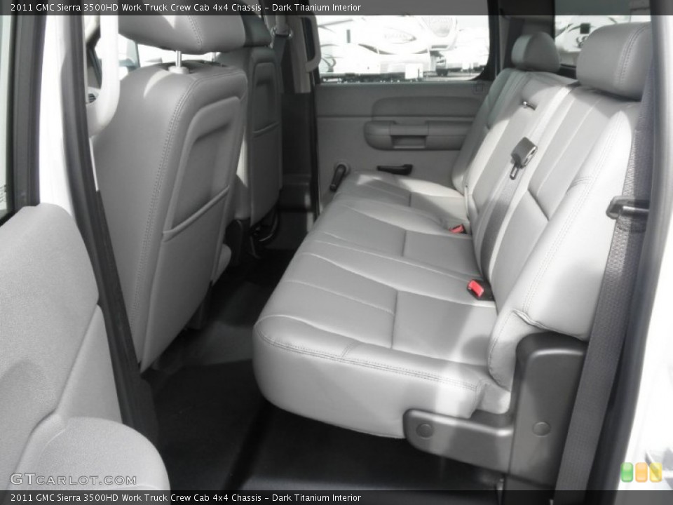 Dark Titanium Interior Photo for the 2011 GMC Sierra 3500HD Work Truck Crew Cab 4x4 Chassis #50996035