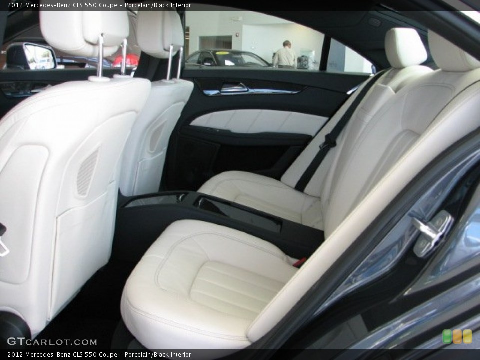 Porcelain/Black Interior Photo for the 2012 Mercedes-Benz CLS 550 Coupe #50997458