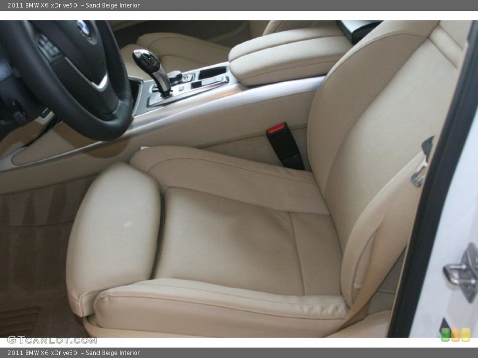 Sand Beige Interior Photo for the 2011 BMW X6 xDrive50i #50999311