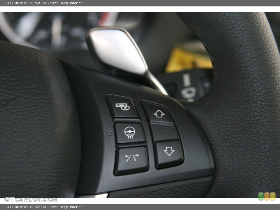 Sand Beige Interior Controls for the 2011 BMW X6 xDrive50i #50999656