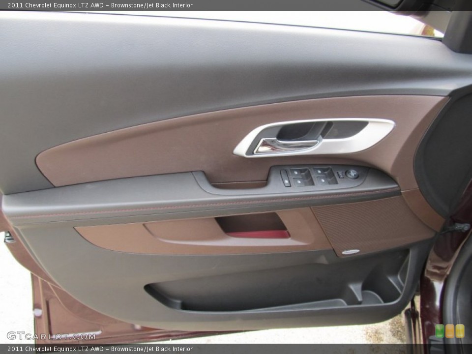 Brownstone/Jet Black Interior Door Panel for the 2011 Chevrolet Equinox LTZ AWD #51000109