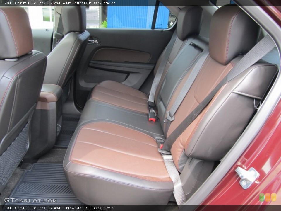 Brownstone/Jet Black Interior Photo for the 2011 Chevrolet Equinox LTZ AWD #51000142