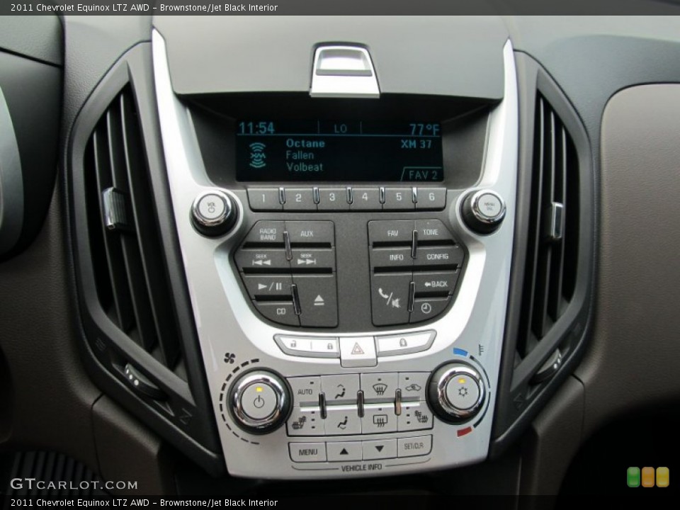 Brownstone/Jet Black Interior Controls for the 2011 Chevrolet Equinox LTZ AWD #51000175
