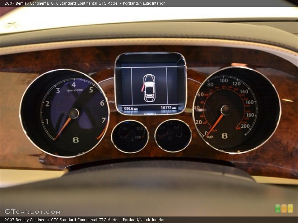 Portland/Nautic Interior Gauges for the 2007 Bentley Continental GTC  #51001375