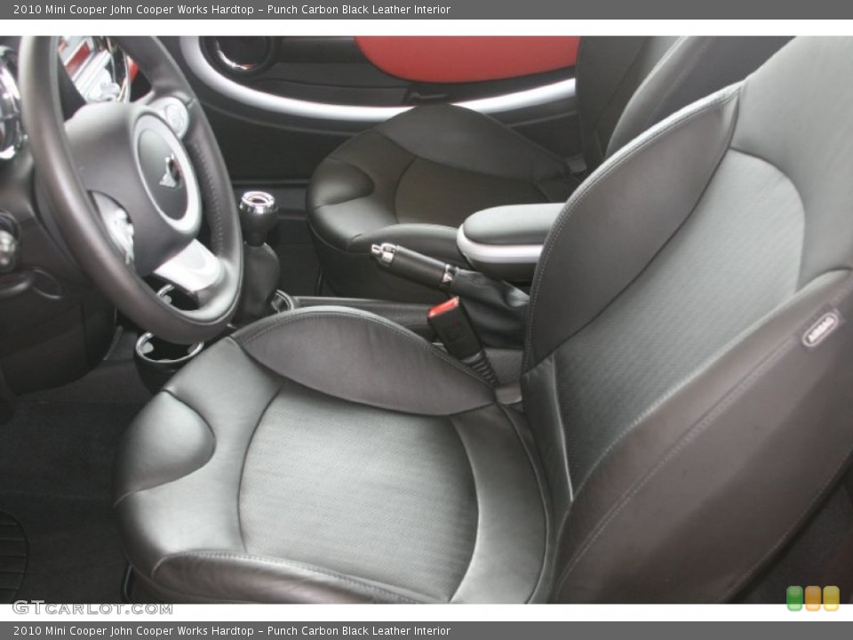 Punch Carbon Black Leather Interior Photo for the 2010 Mini Cooper John Cooper Works Hardtop #51003259