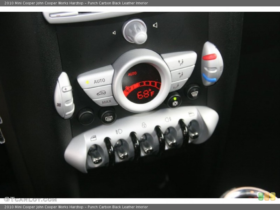 Punch Carbon Black Leather Interior Controls for the 2010 Mini Cooper John Cooper Works Hardtop #51003418