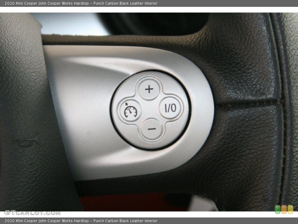 Punch Carbon Black Leather Interior Controls for the 2010 Mini Cooper John Cooper Works Hardtop #51003490