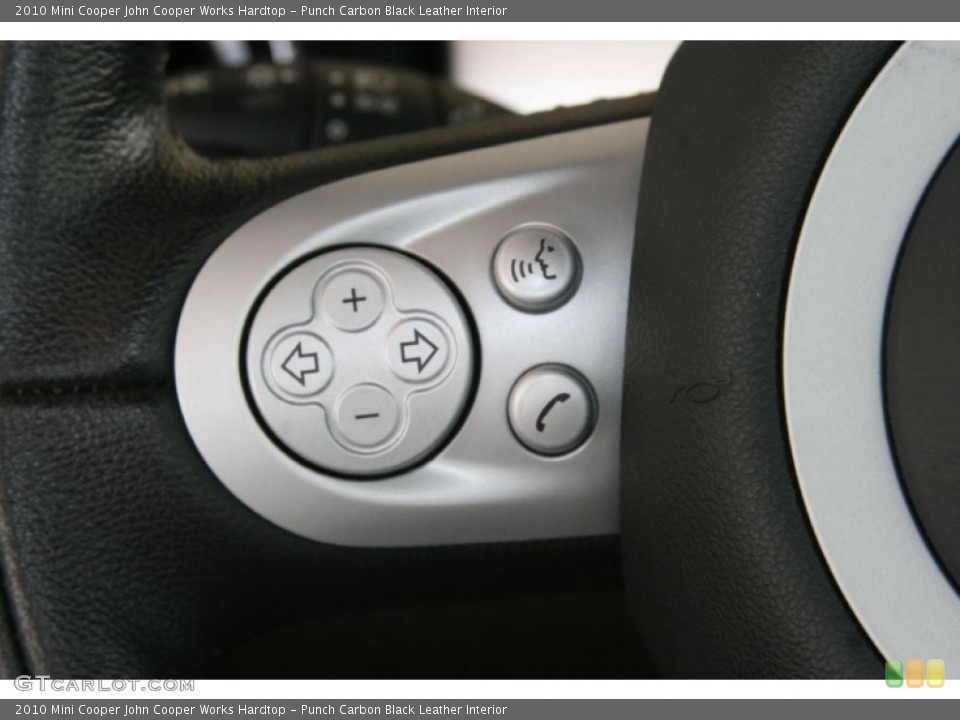 Punch Carbon Black Leather Interior Controls for the 2010 Mini Cooper John Cooper Works Hardtop #51003502