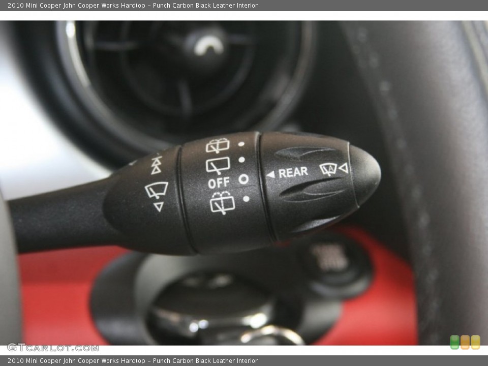 Punch Carbon Black Leather Interior Controls for the 2010 Mini Cooper John Cooper Works Hardtop #51003514