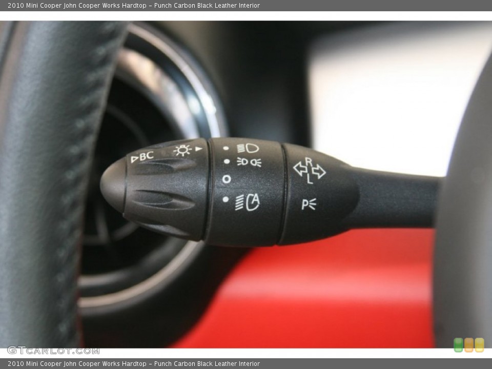 Punch Carbon Black Leather Interior Controls for the 2010 Mini Cooper John Cooper Works Hardtop #51003529