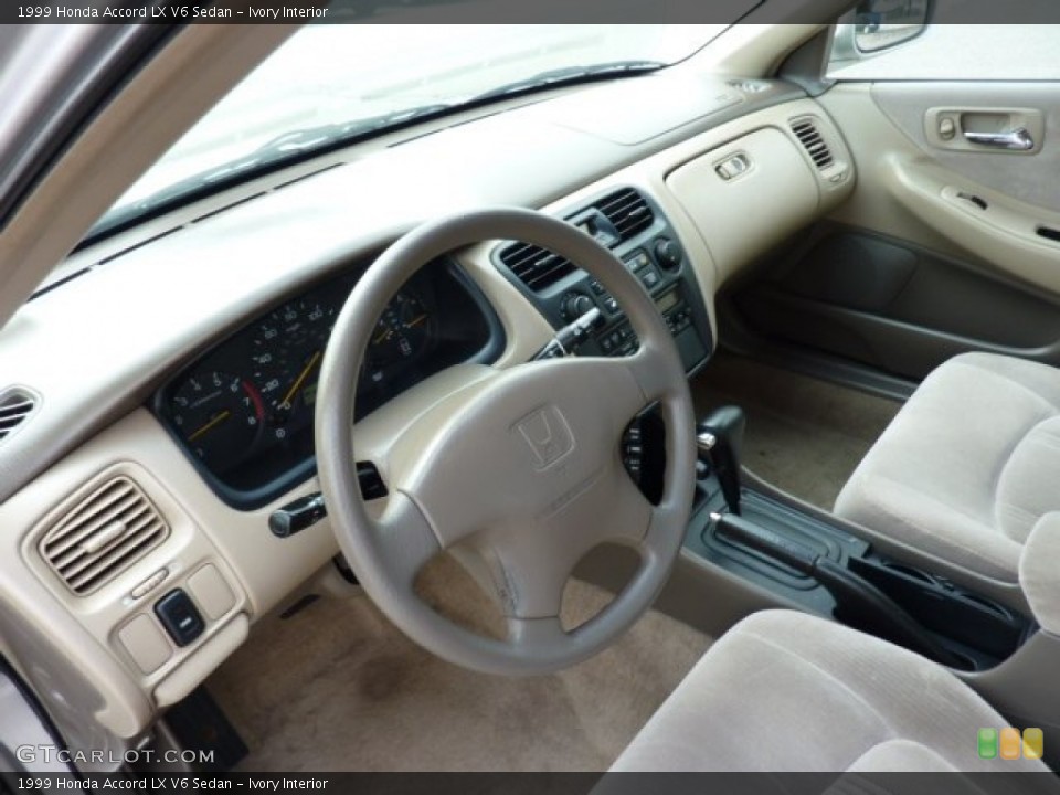 Ivory Interior Photo for the 1999 Honda Accord LX V6 Sedan #51003598