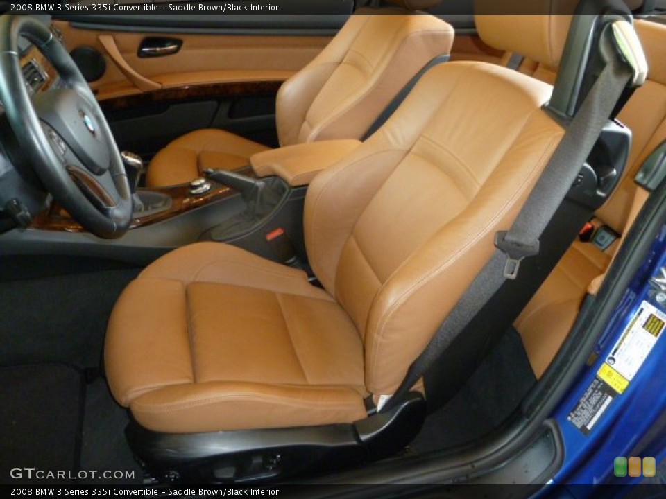 Saddle Brown/Black Interior Photo for the 2008 BMW 3 Series 335i Convertible #51004066