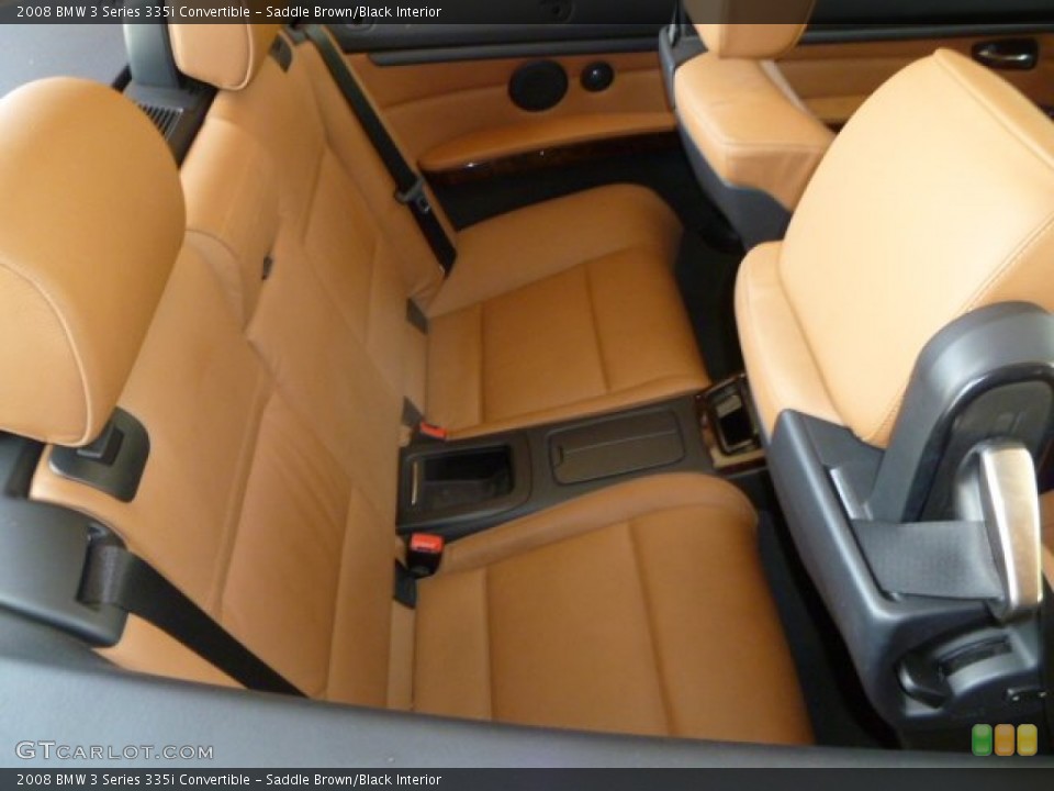 Saddle Brown/Black Interior Photo for the 2008 BMW 3 Series 335i Convertible #51004294