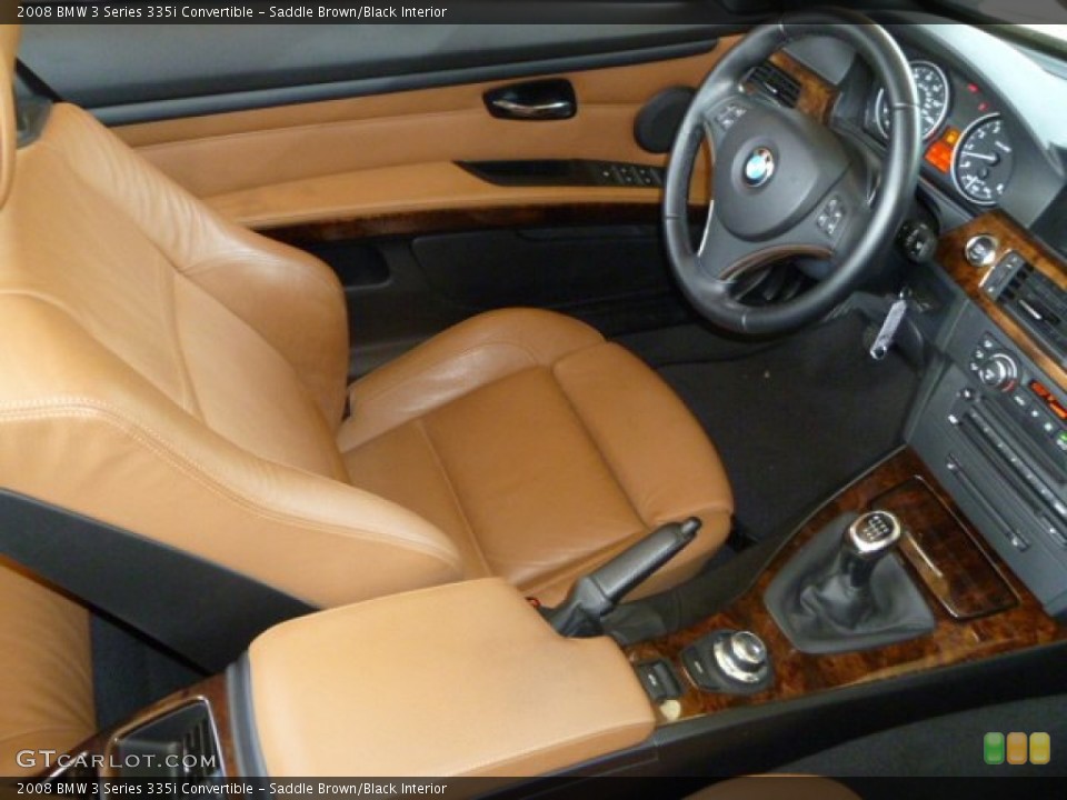 Saddle Brown/Black Interior Photo for the 2008 BMW 3 Series 335i Convertible #51004306