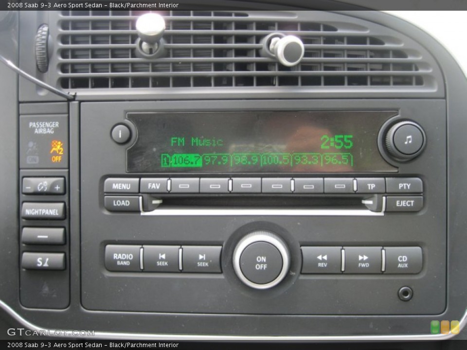 Black/Parchment Interior Controls for the 2008 Saab 9-3 Aero Sport Sedan #51004528