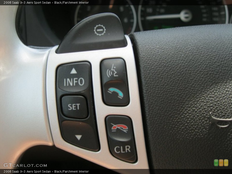 Black/Parchment Interior Controls for the 2008 Saab 9-3 Aero Sport Sedan #51004585