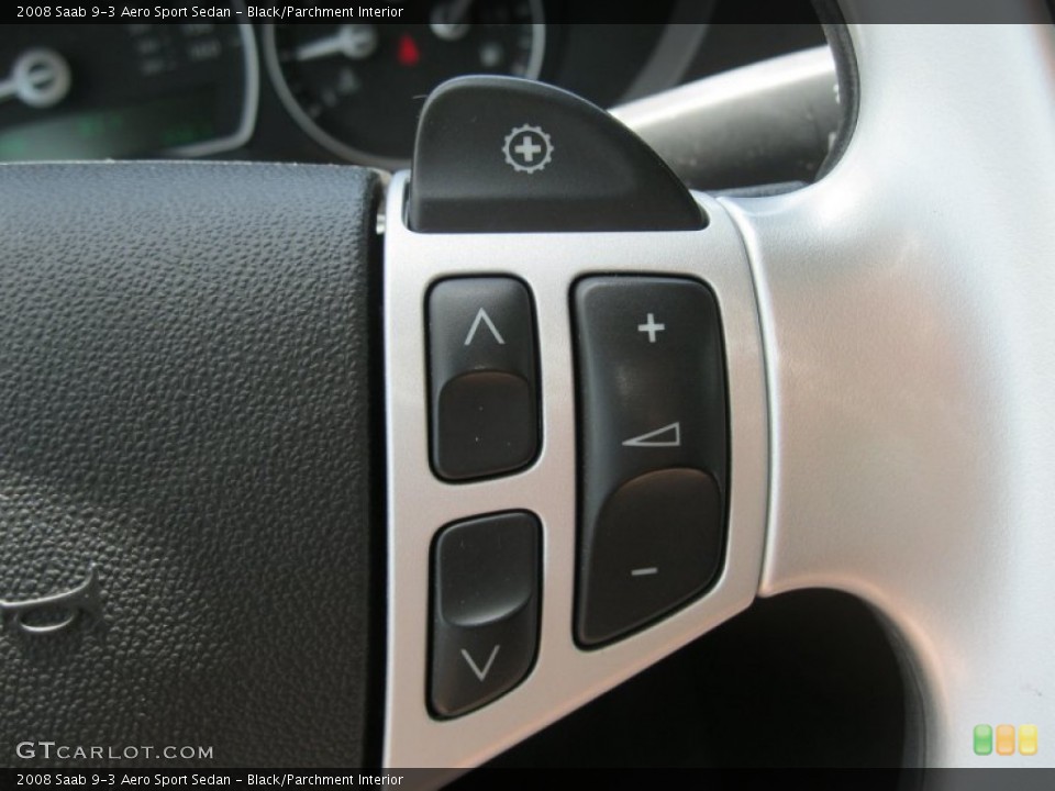 Black/Parchment Interior Controls for the 2008 Saab 9-3 Aero Sport Sedan #51004601