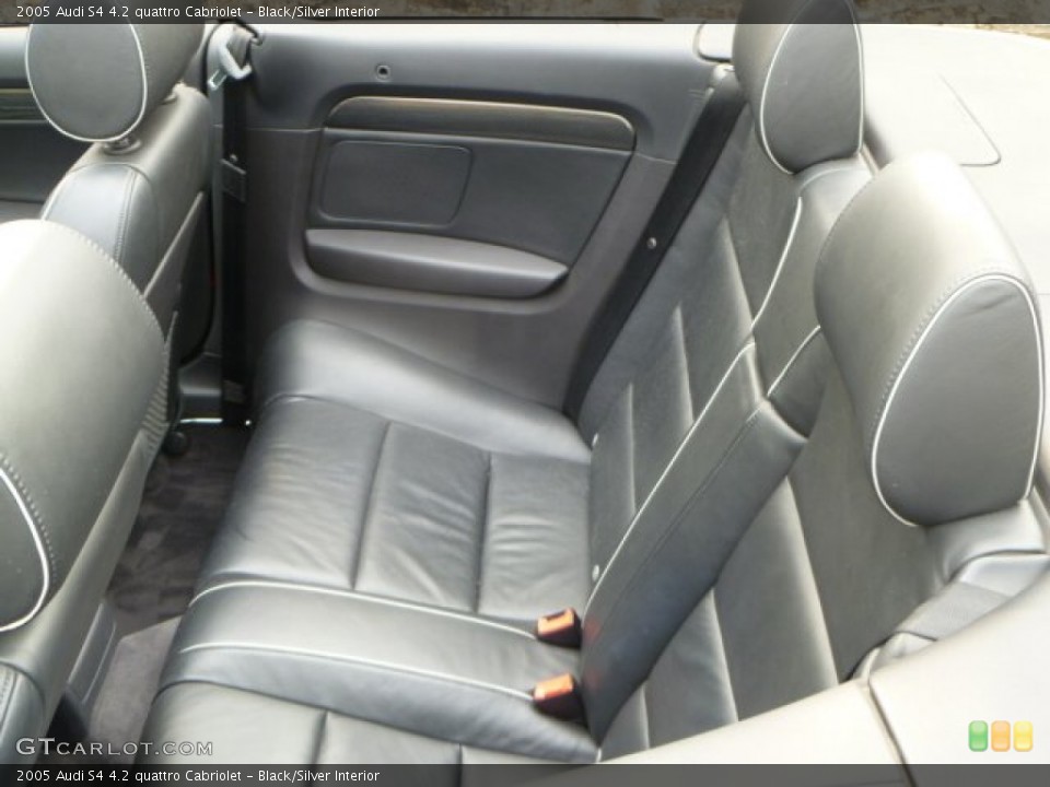 Black/Silver Interior Photo for the 2005 Audi S4 4.2 quattro Cabriolet #51004612